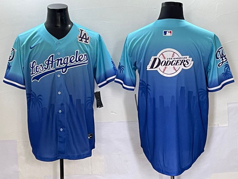 Men 2025 Los Angeles Dodgers Blank Blue Game Nike MLB Jersey style 62625